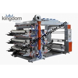 Флексографическая шестикрасочная печатная машина ярусного построения